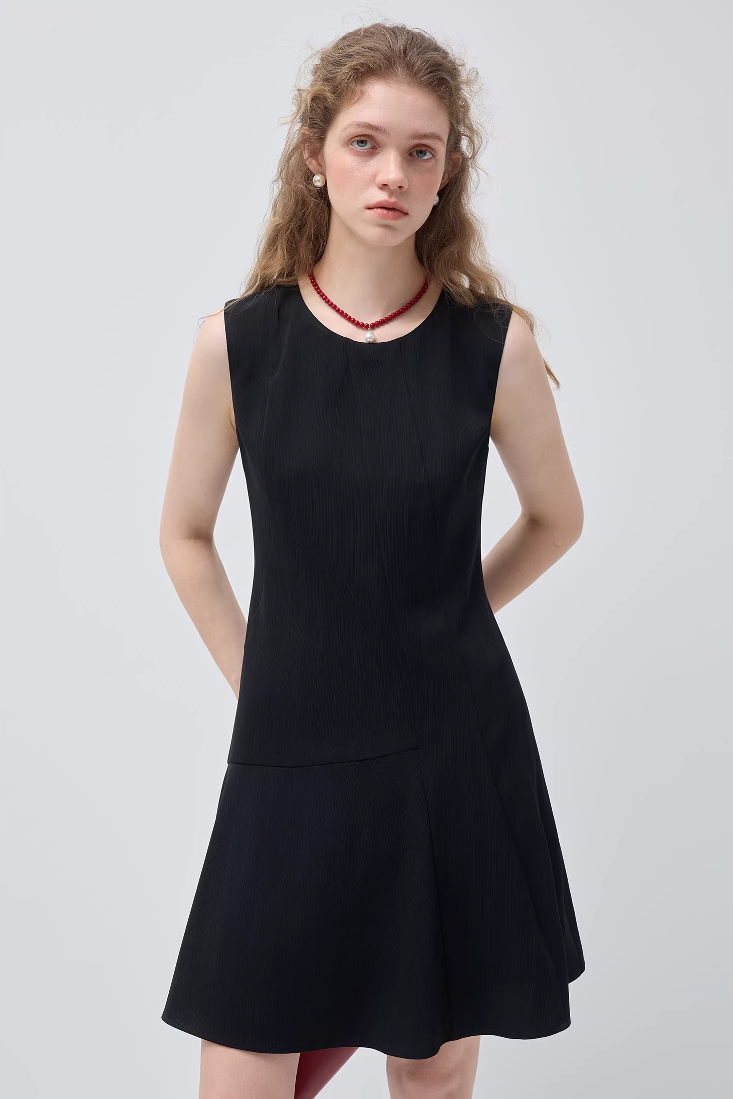 ブラックスワンドレスC3529