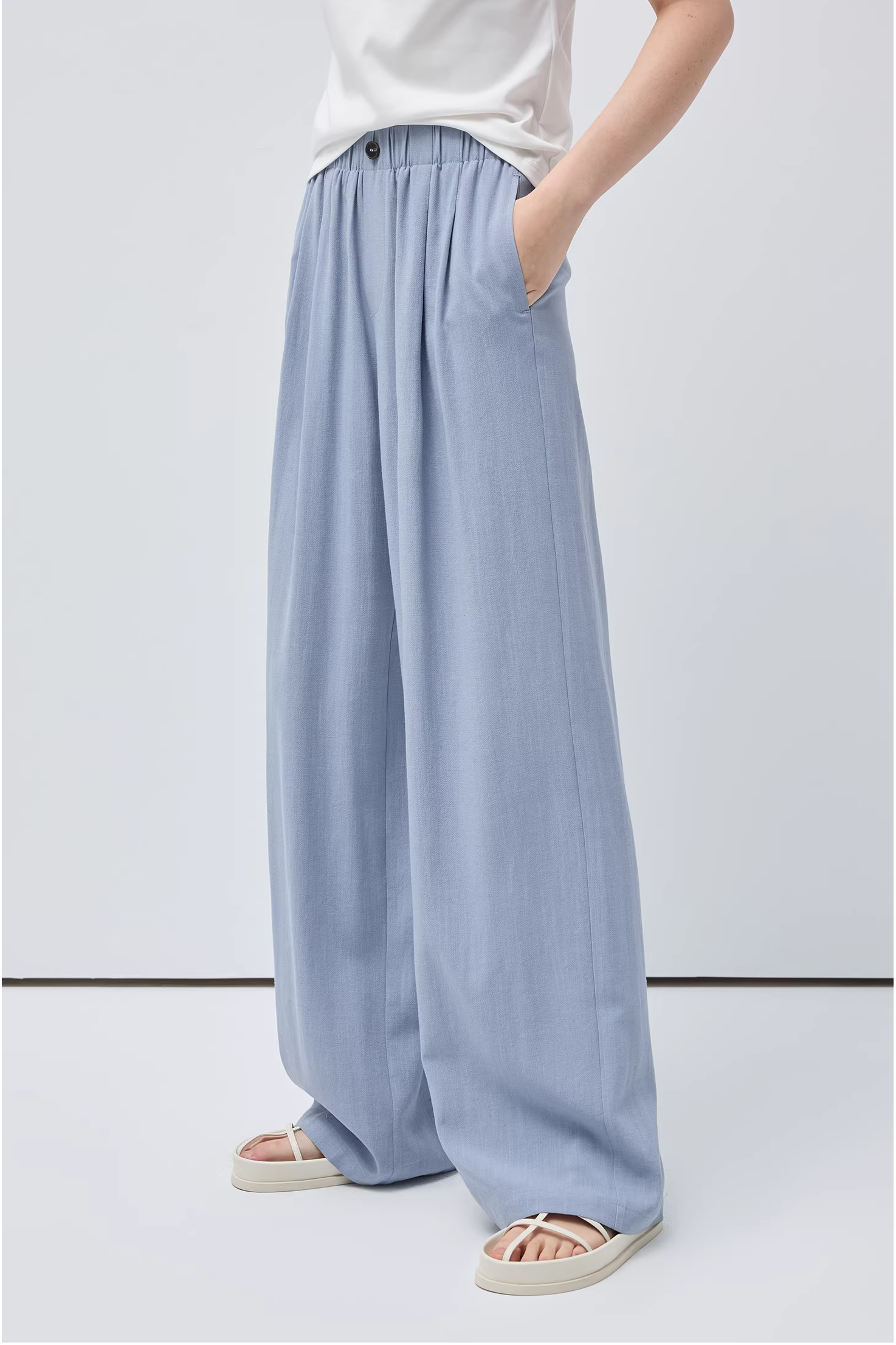 ポケットデザインサイドシームパンツC3543