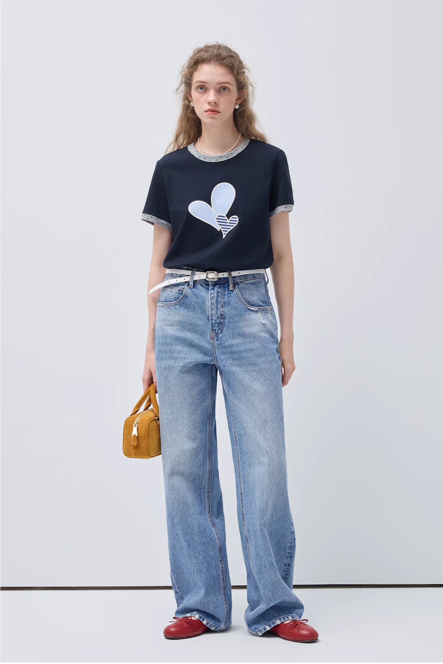 スタイリッシュレトロジーンズC3544