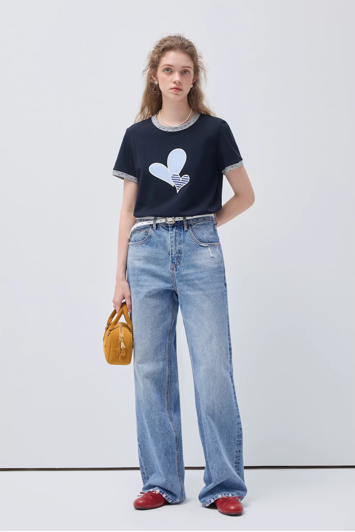 スタイリッシュレトロジーンズC3544