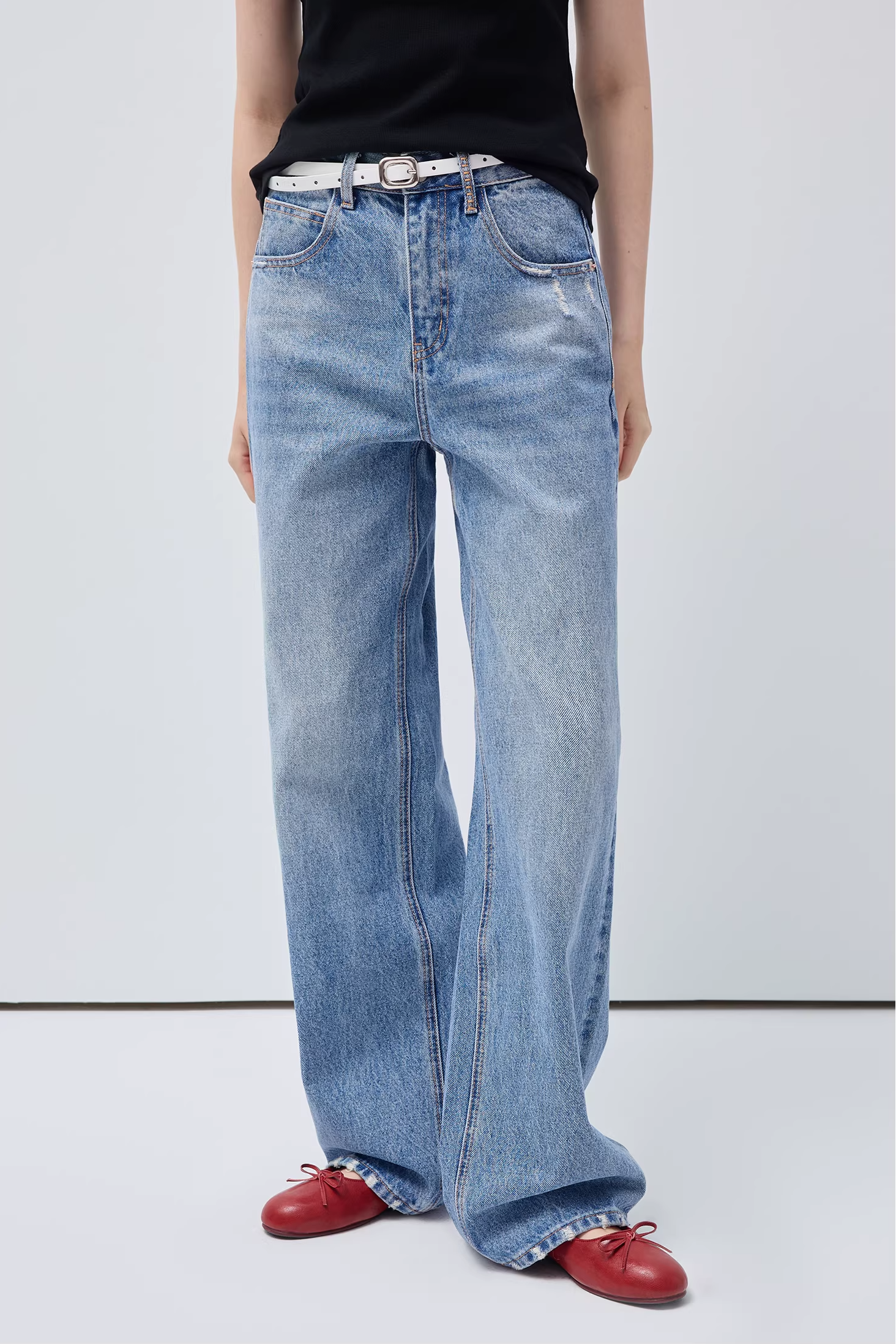 スタイリッシュレトロジーンズC3544