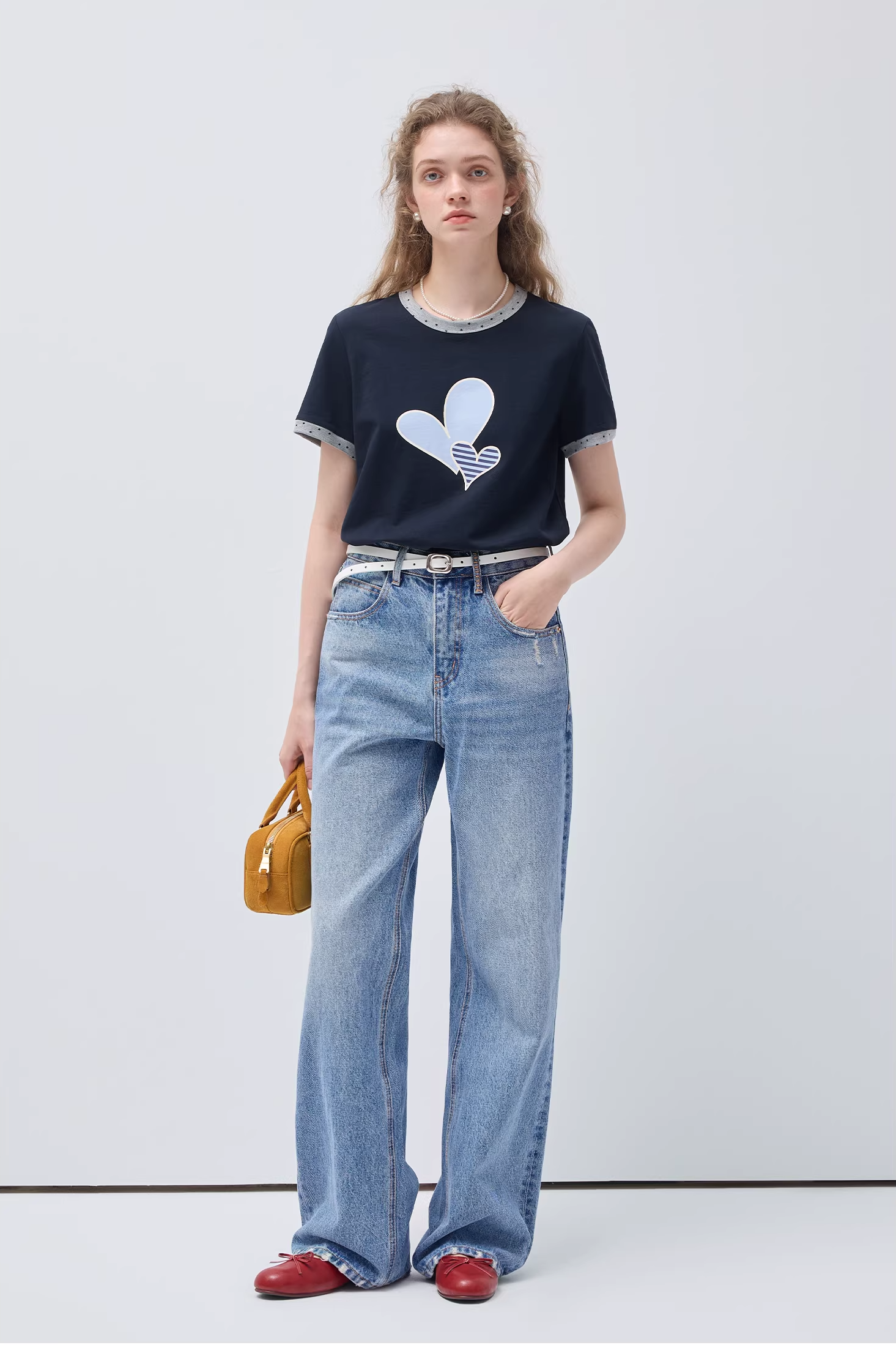 スタイリッシュレトロジーンズC3544