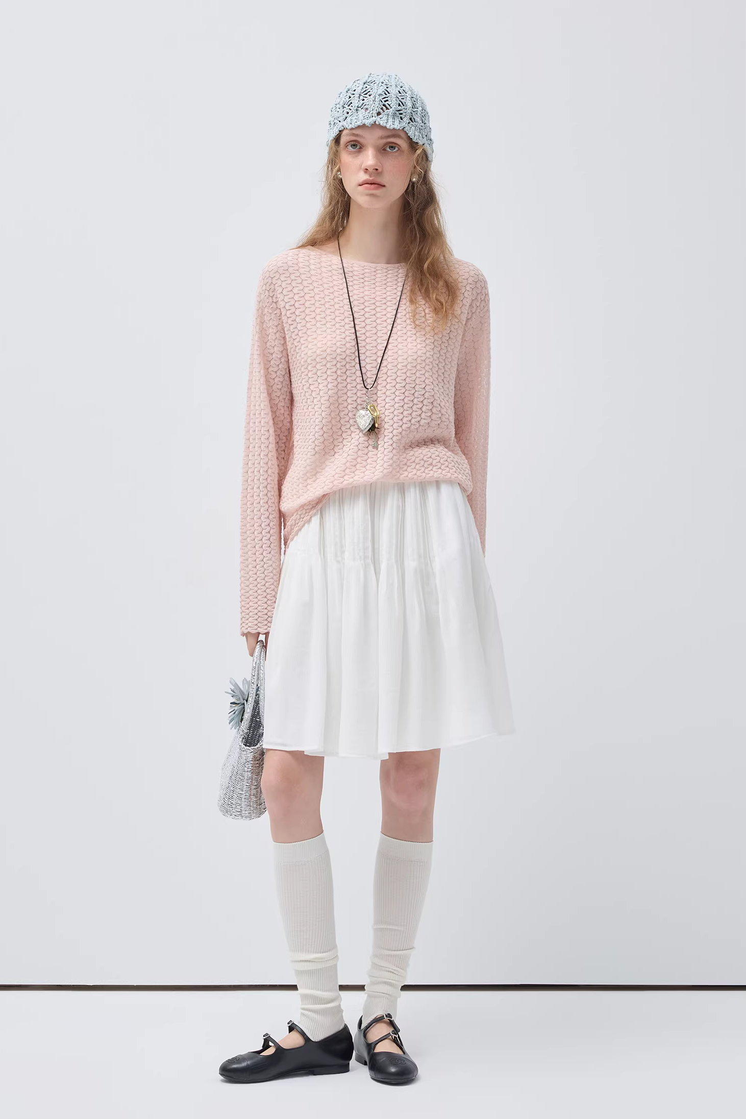 リヨセルテクスチャーセーターC3548