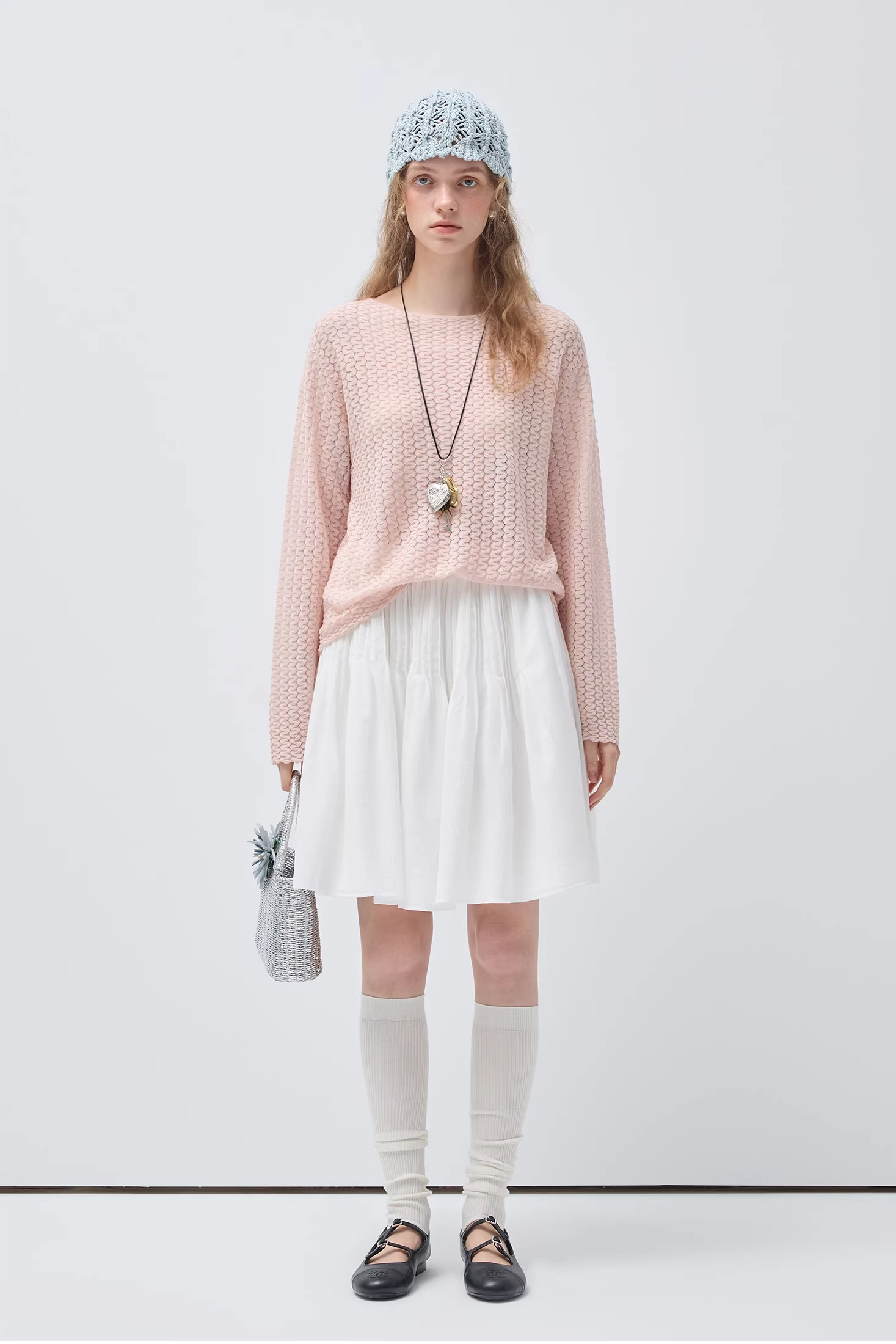 リヨセルテクスチャーセーターC3548