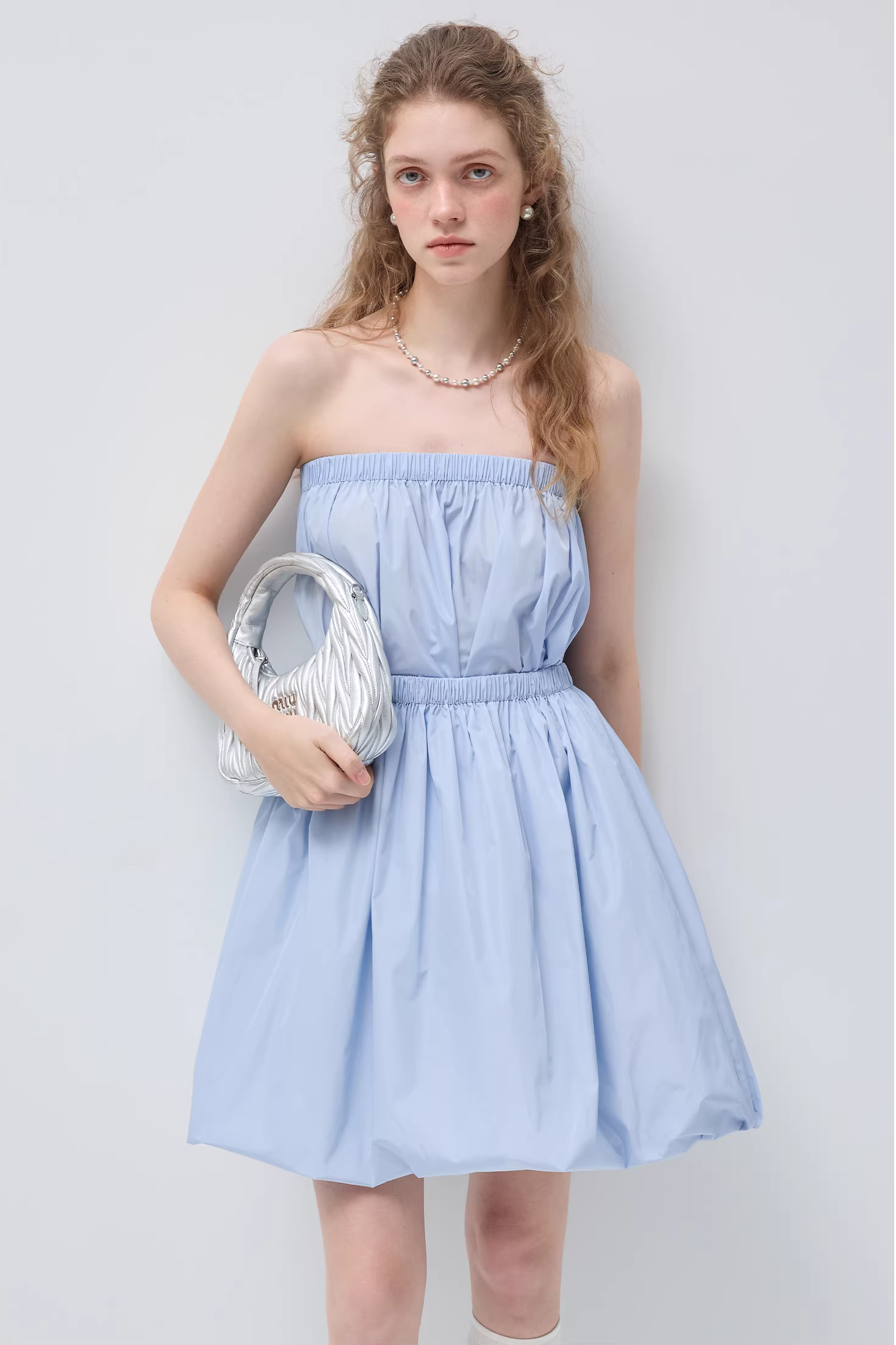 バルーンシルエットマルチウェイデザインワンピースC3550