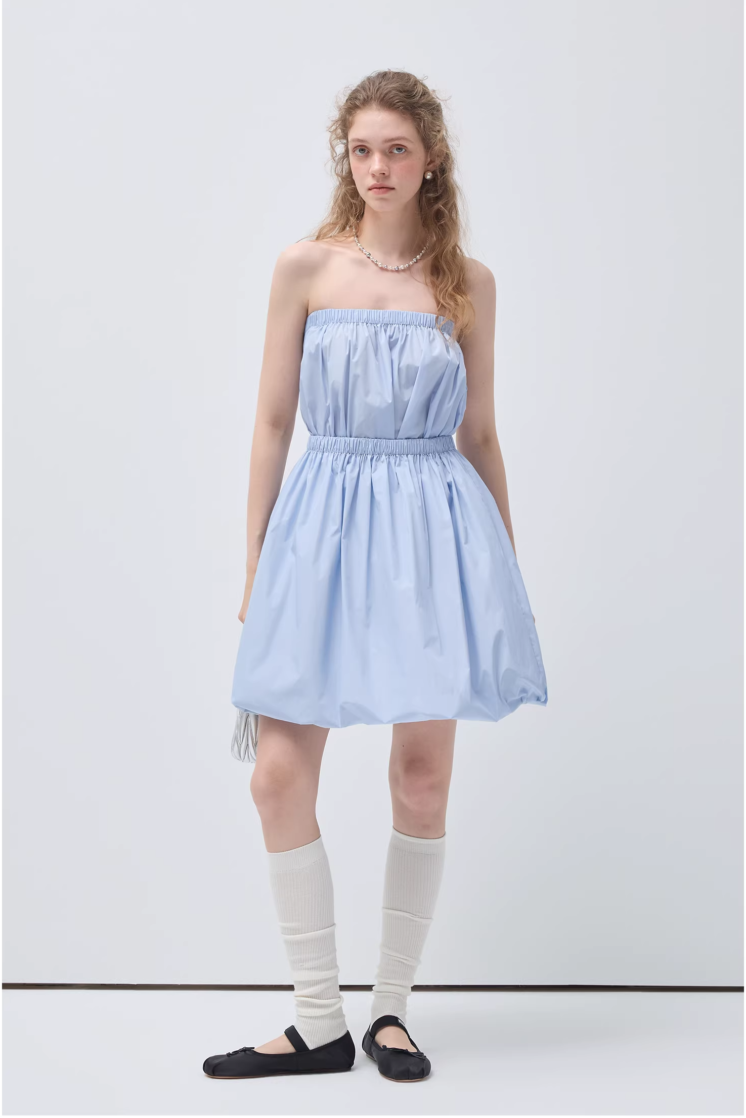 バルーンシルエットマルチウェイデザインワンピースC3550