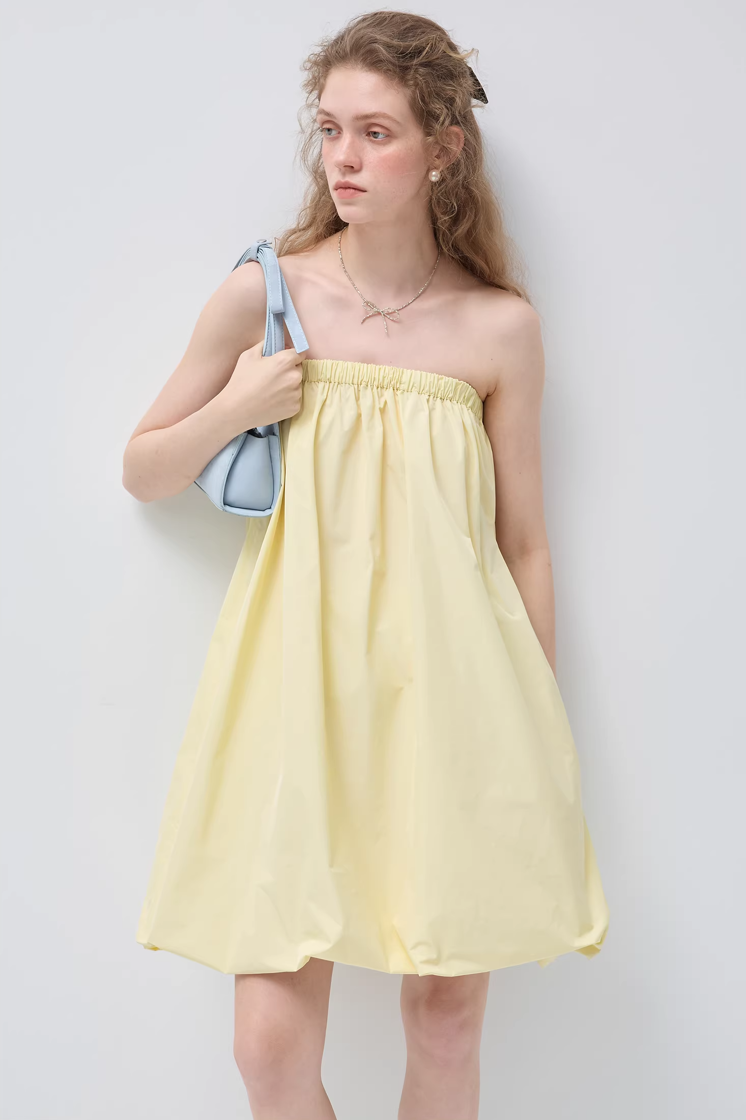 バルーンシルエットマルチウェイデザインワンピースC3550