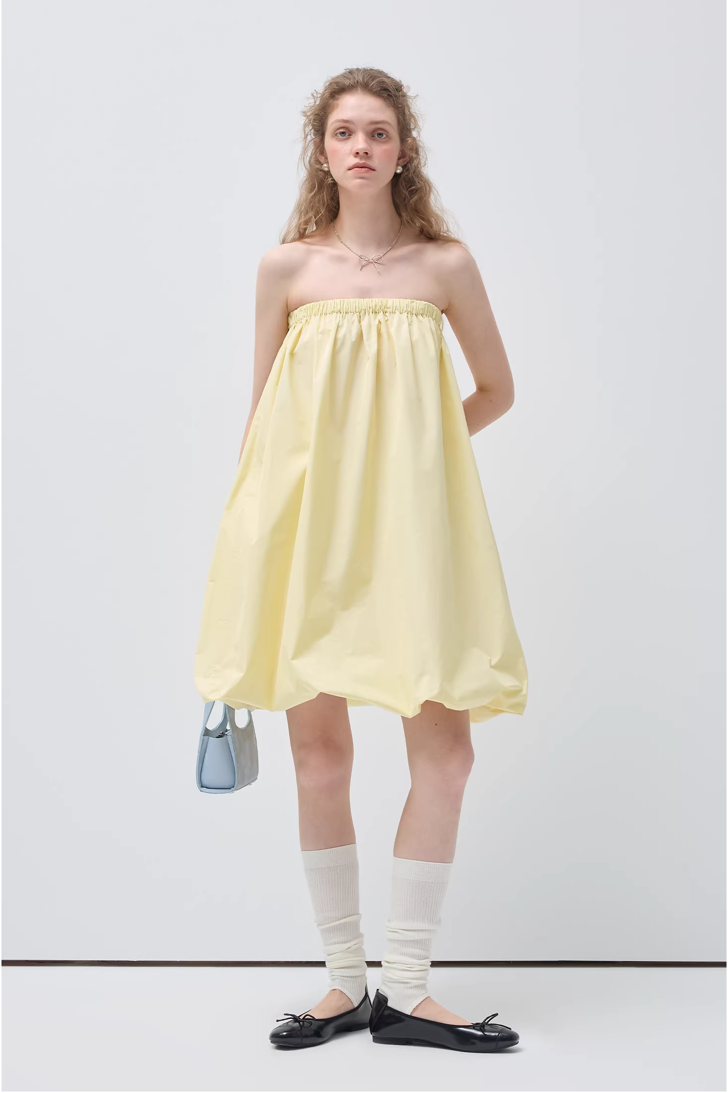 バルーンシルエットマルチウェイデザインワンピースC3550