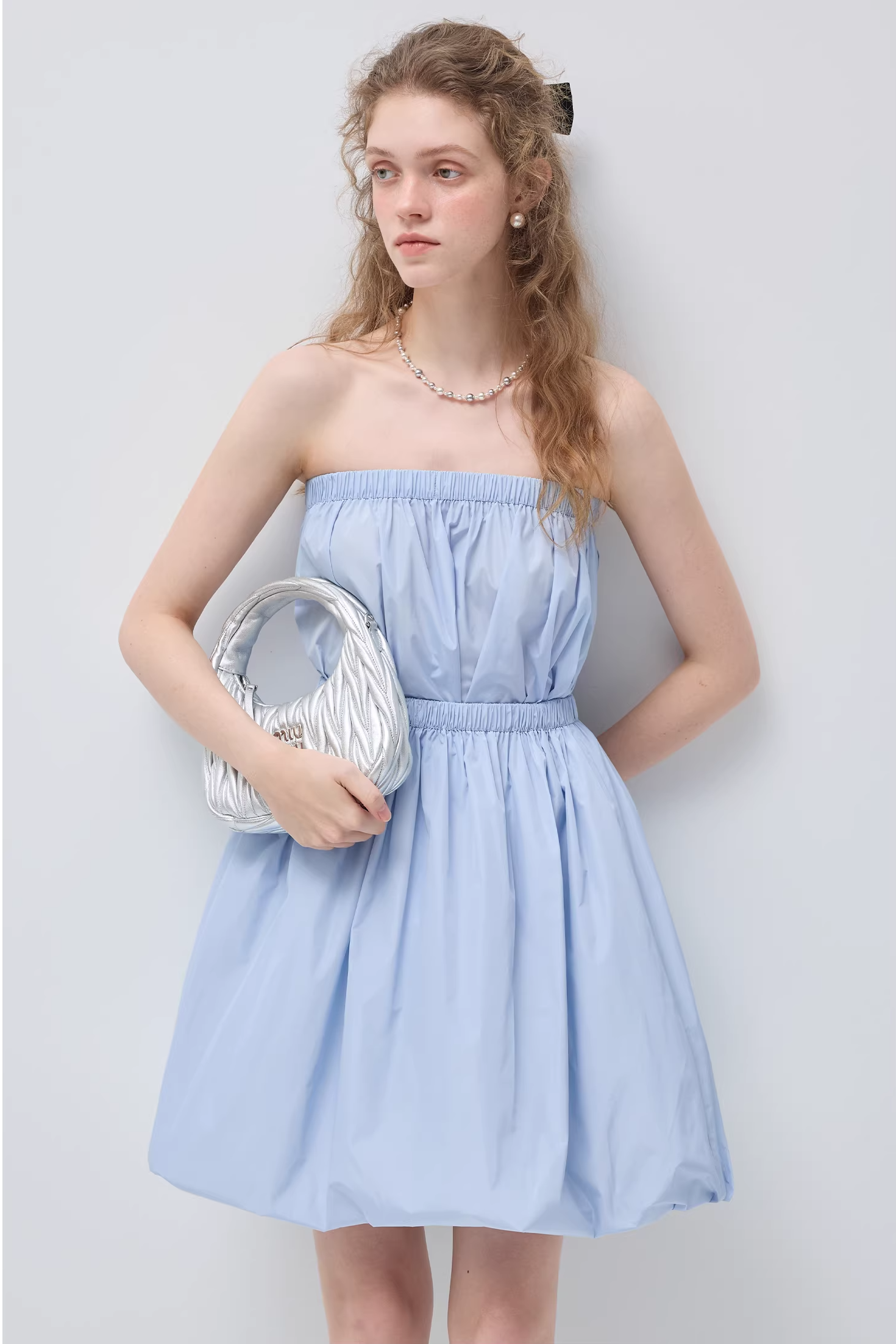 バルーンシルエットマルチウェイデザインワンピースC3550