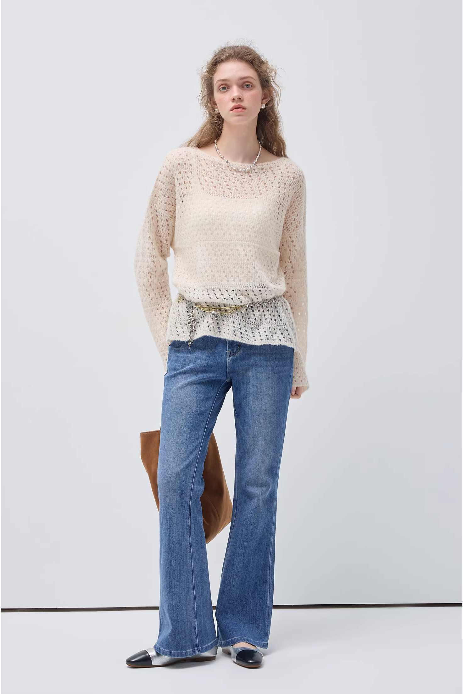 ルーズショルダーセーターC3557