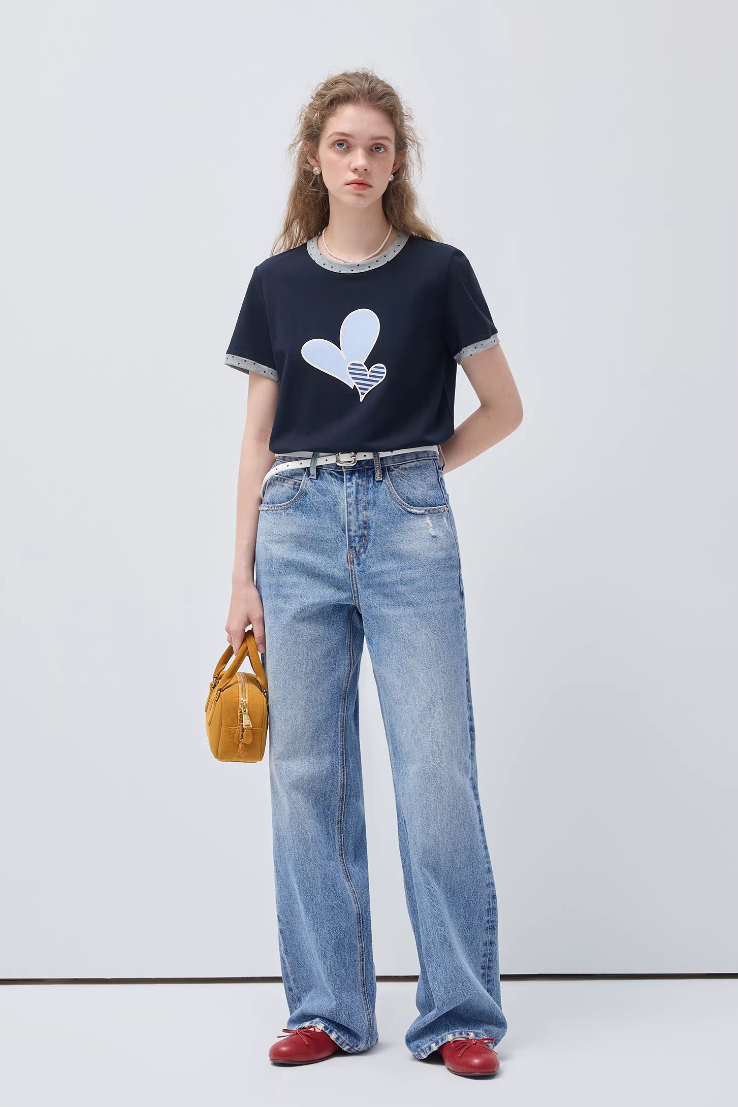 エッジラブプリントリラックスTシャツC3565