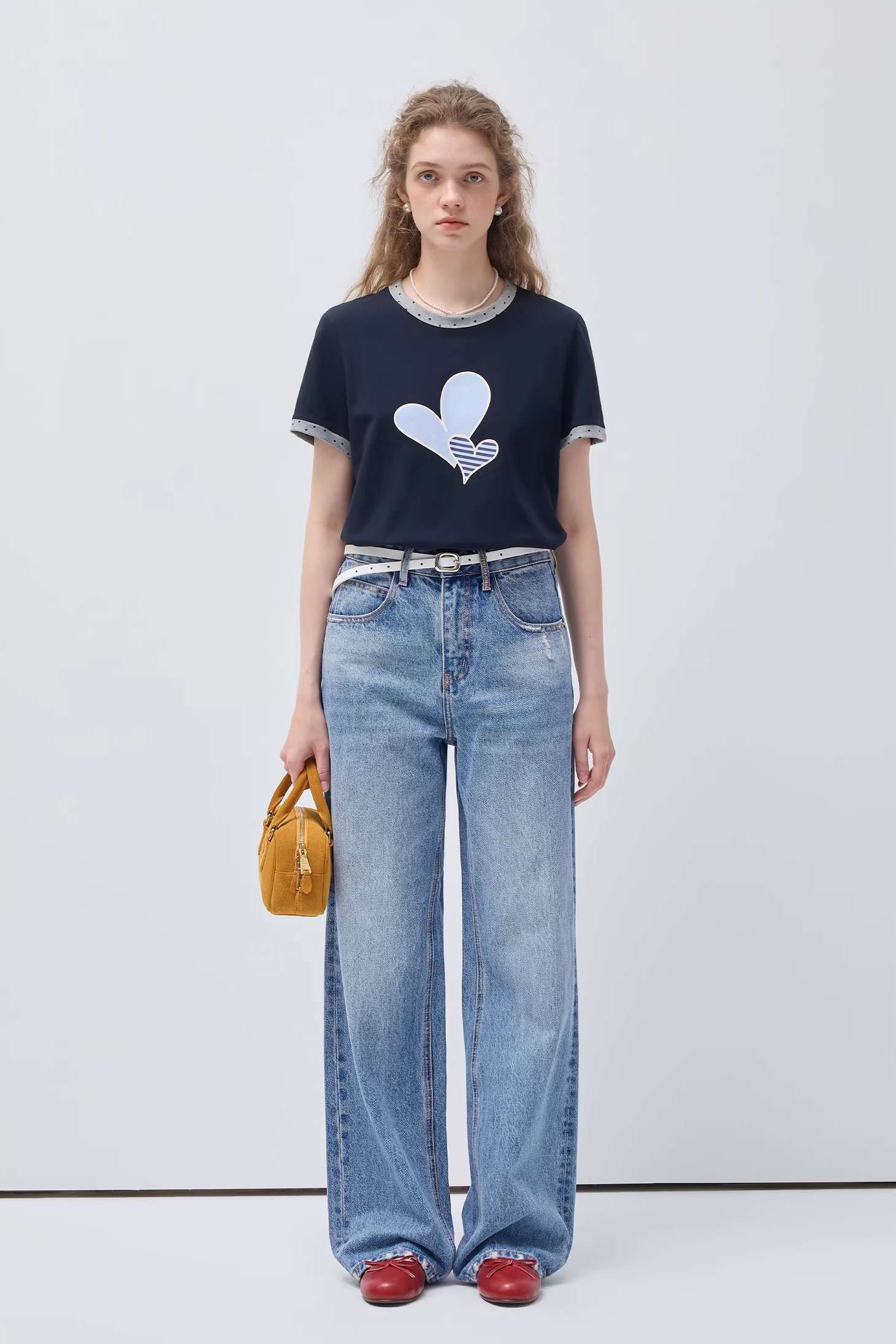 エッジラブプリントリラックスTシャツC3565