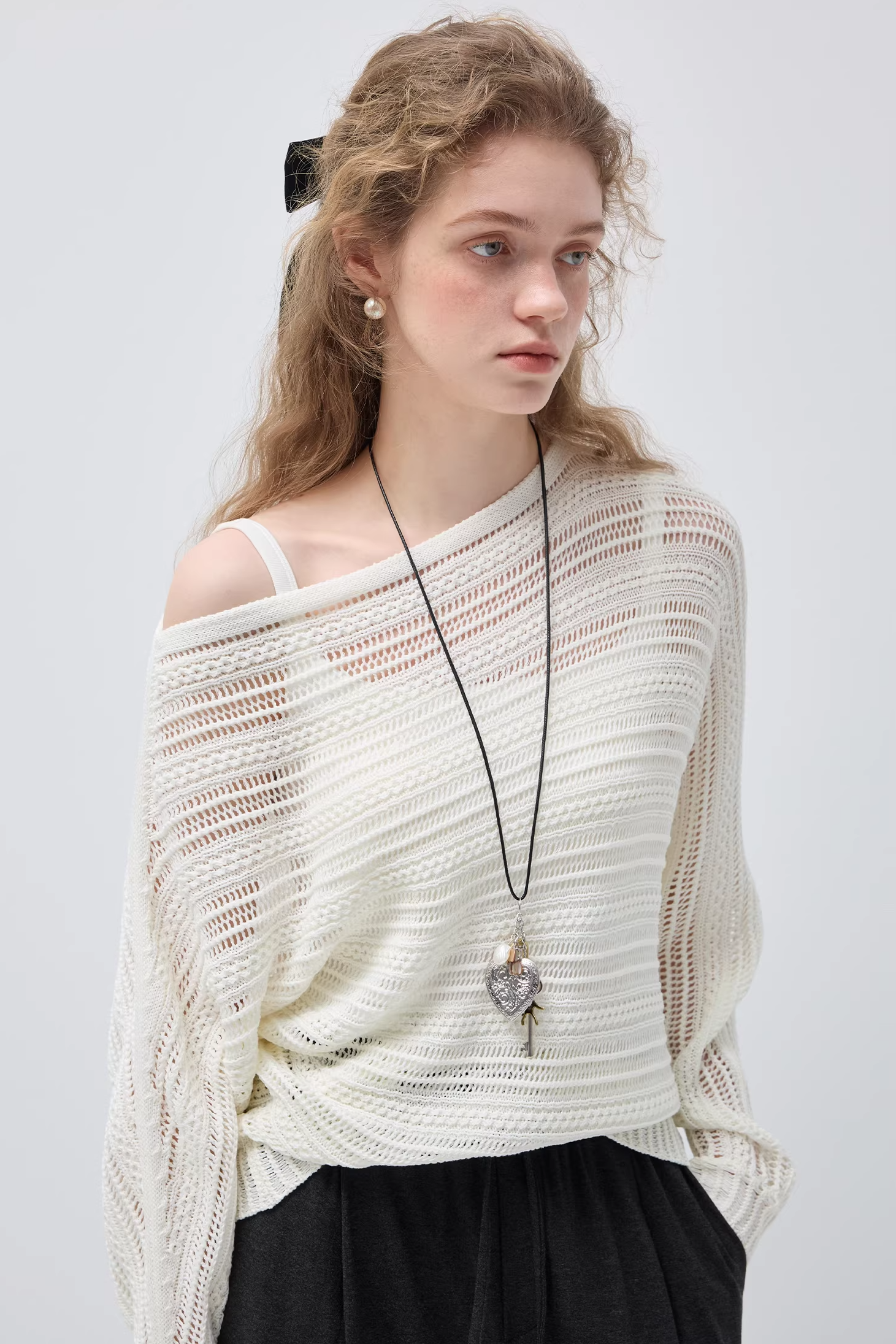 リヨセルワックスニットC3568