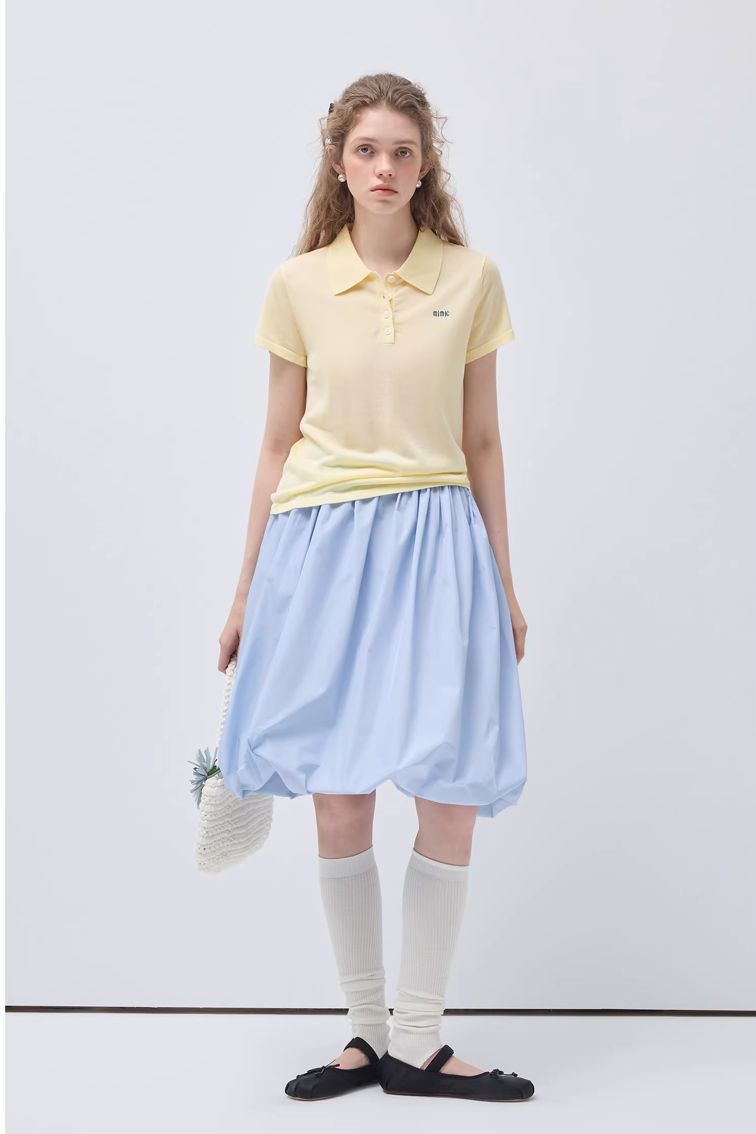 リヨセルニットポロTシャツC3569