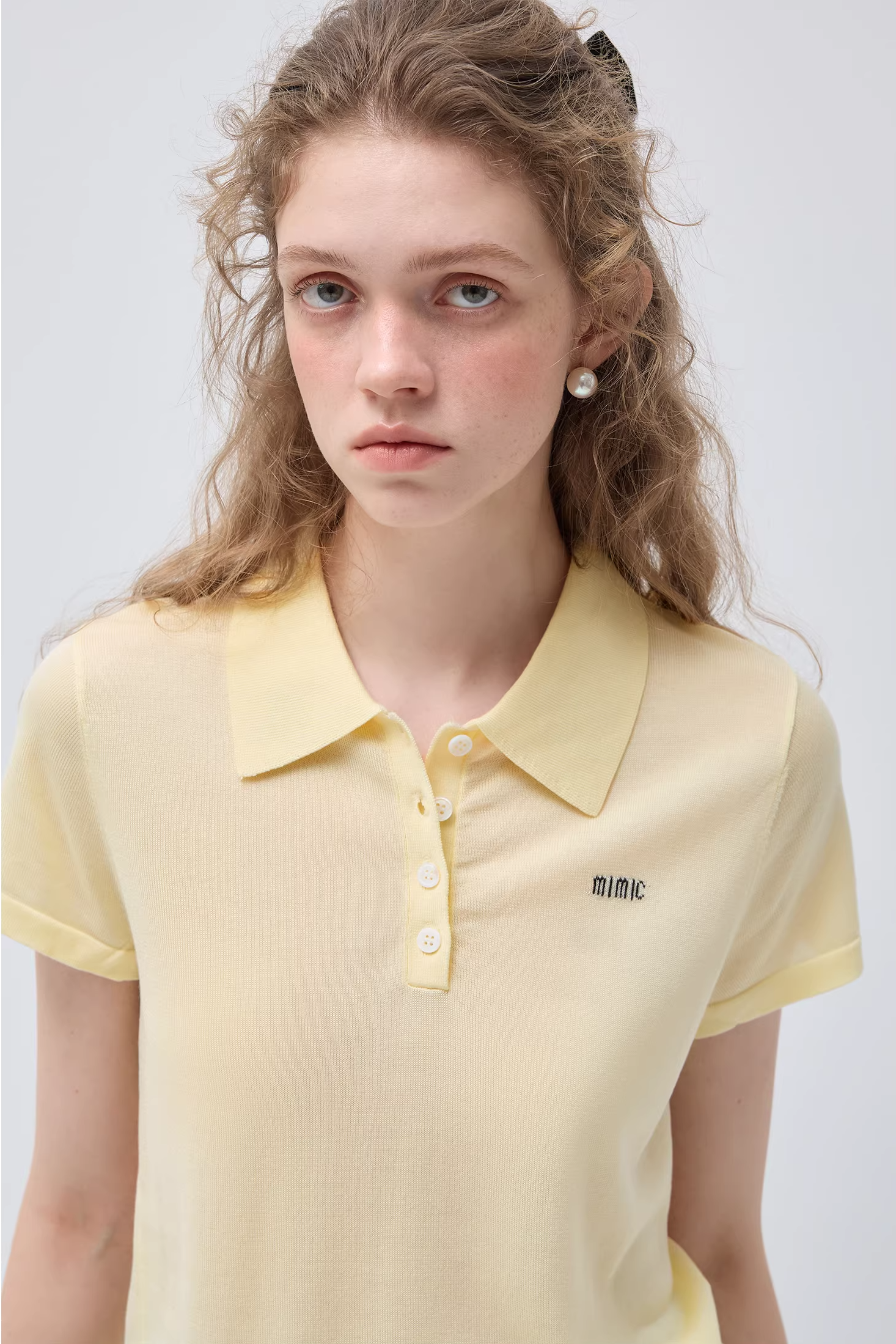 リヨセルニットポロTシャツC3569