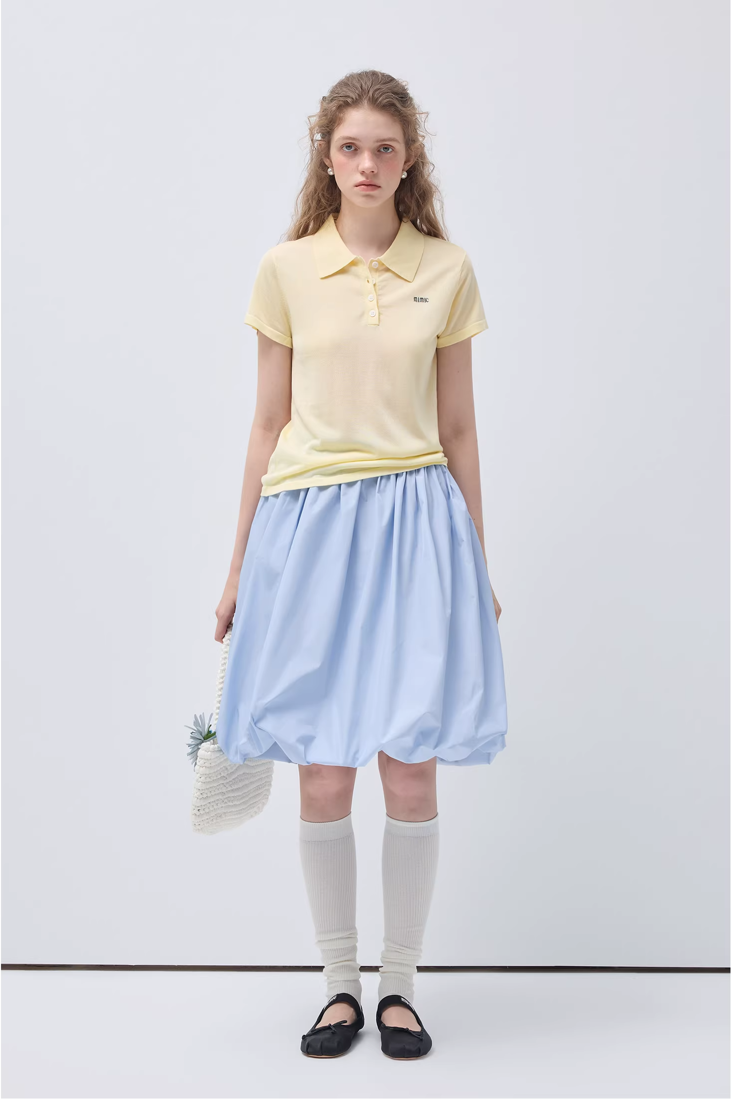 リヨセルニットポロTシャツC3569