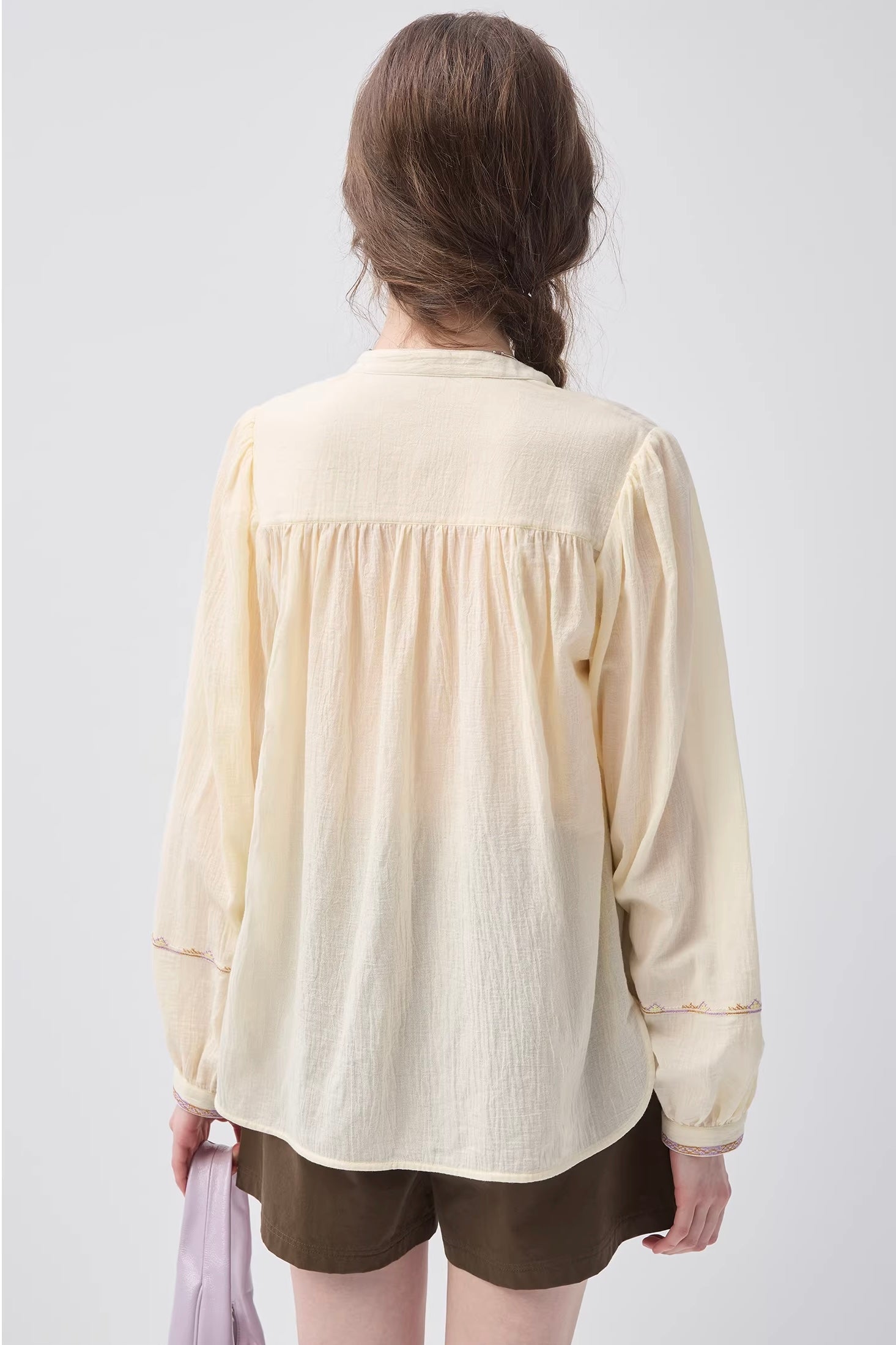 コットンタッセルシャツC3596