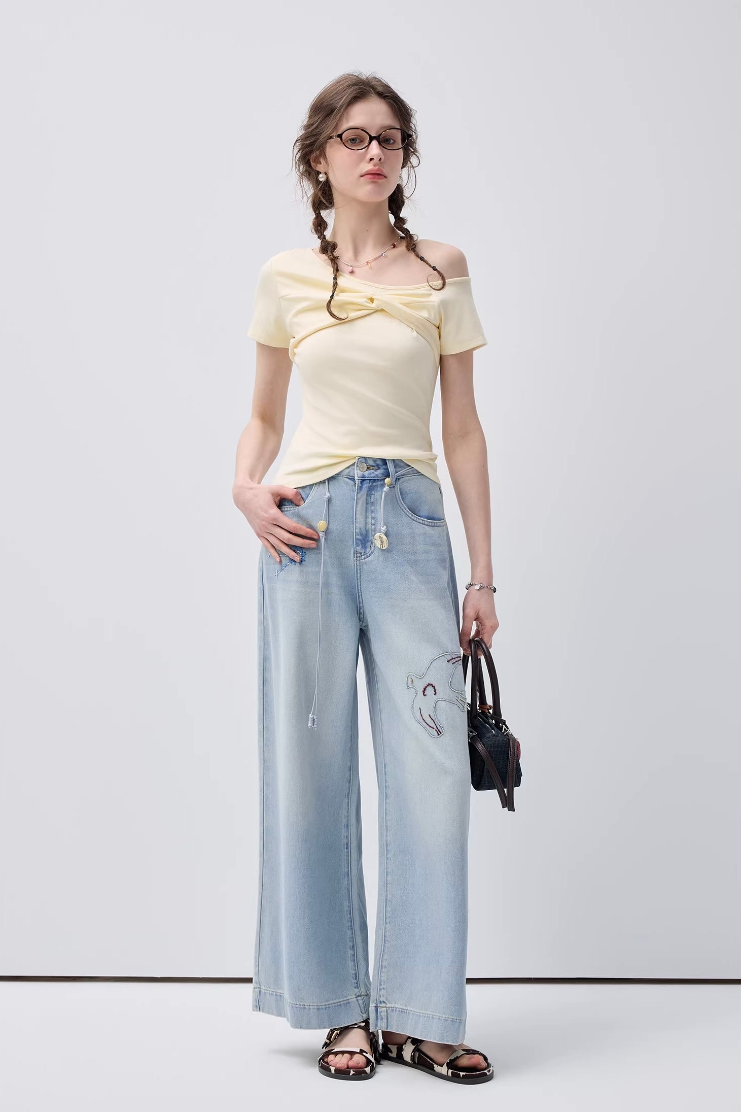 コットンタッセルシャツC3596