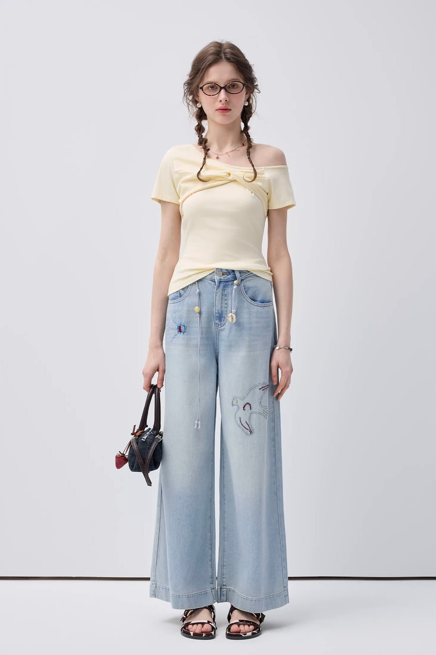 コットンタッセルシャツC3596