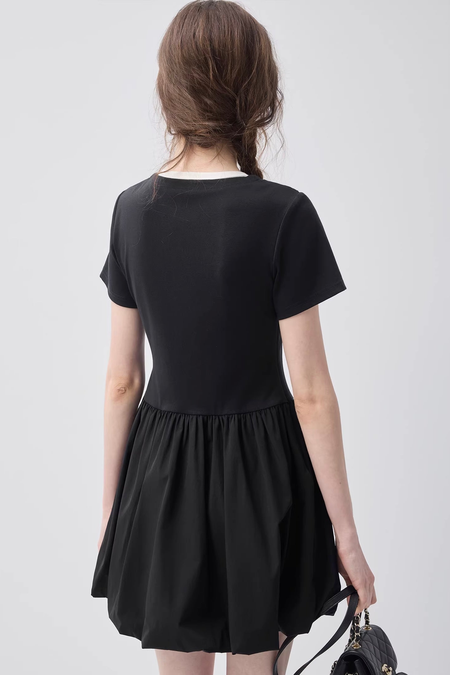 セーラーカラーバルーンワンピースC3656