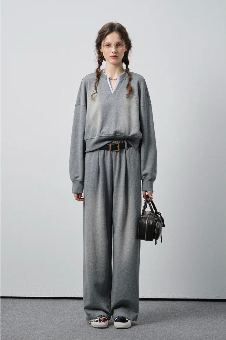 美良品 DESCENT& OGASAK スウェットジャケット & パンツ ダメージデザインスウェット セットアップ C3174