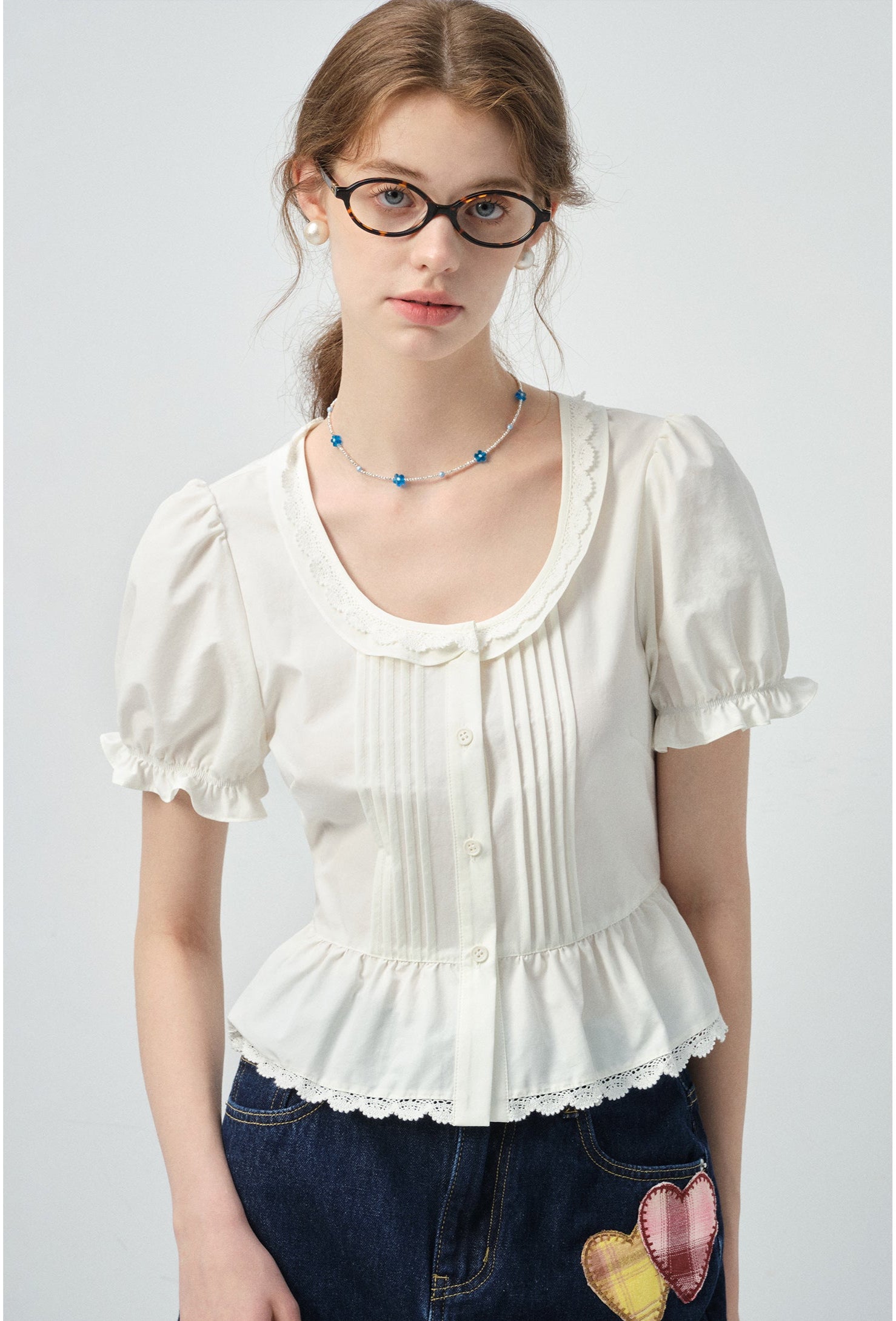 フェイクレイヤード Tシャツ 重ね着 ナンバー ロンT オーバー