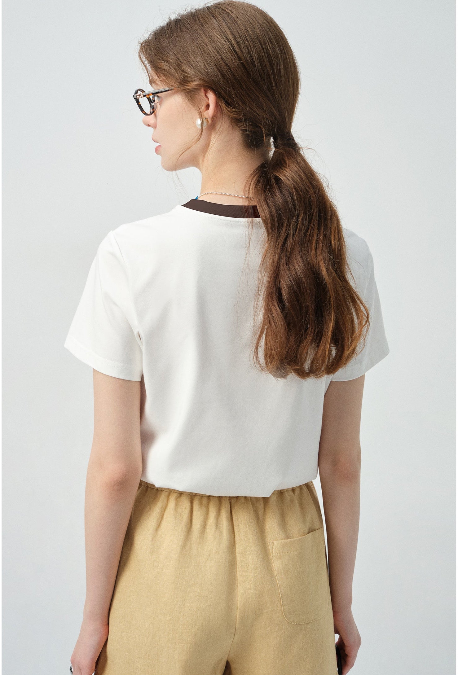 サガラ刺繍TシャツC2902