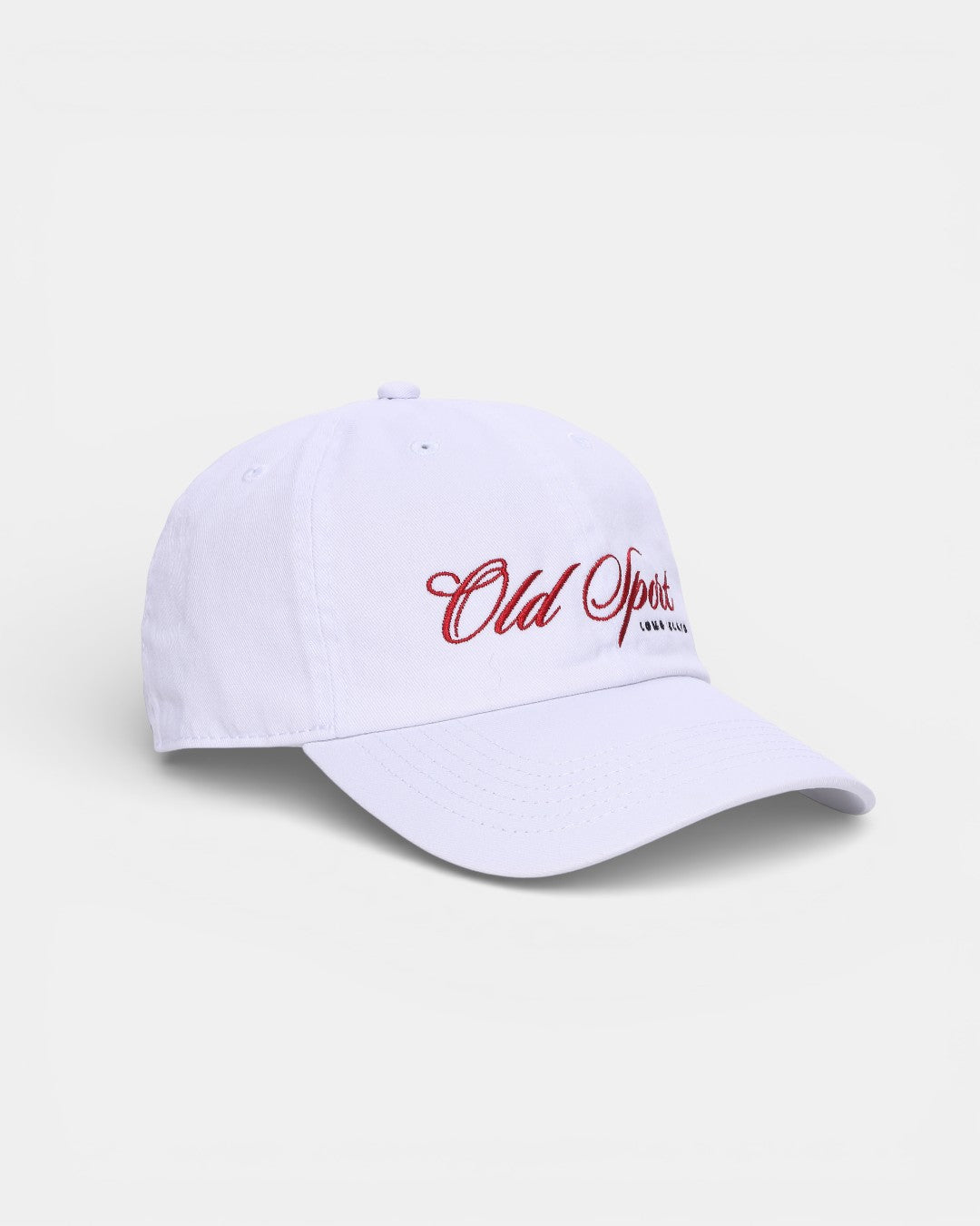 Old Sport ロゴ刺繍CAP WHITE