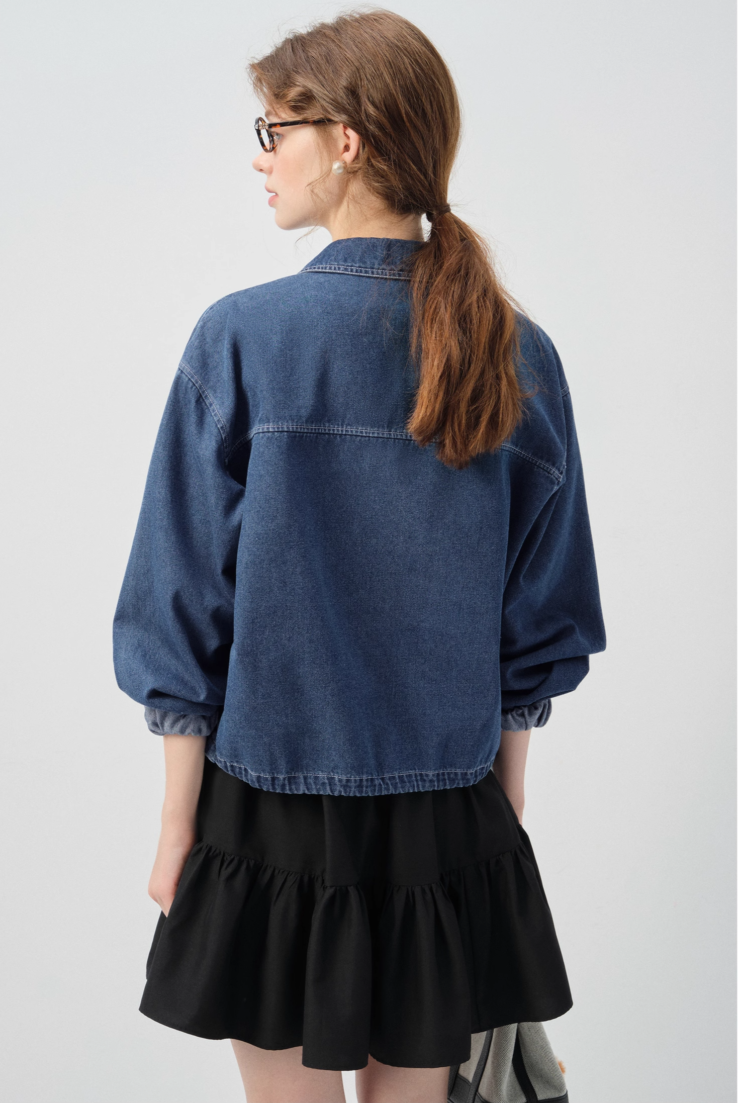 ロゴ刺繍デニムジャケット
C3000