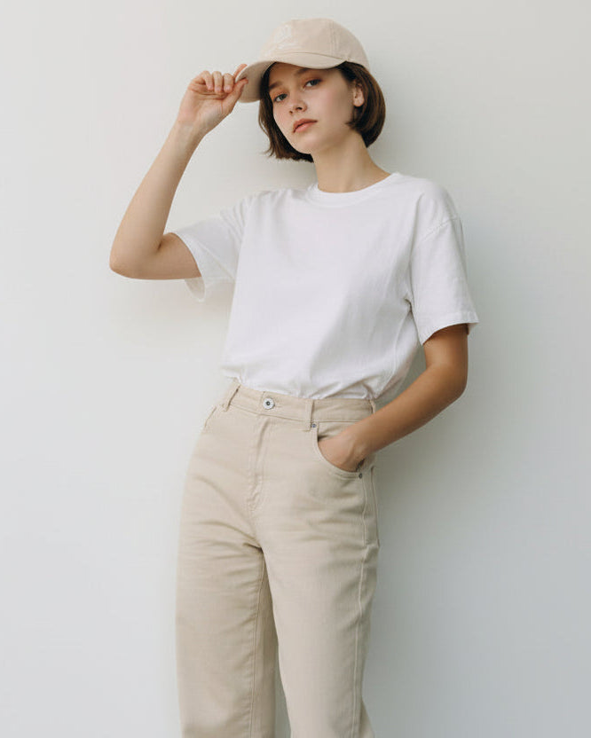 エンブレムロゴCAP  BEIGE