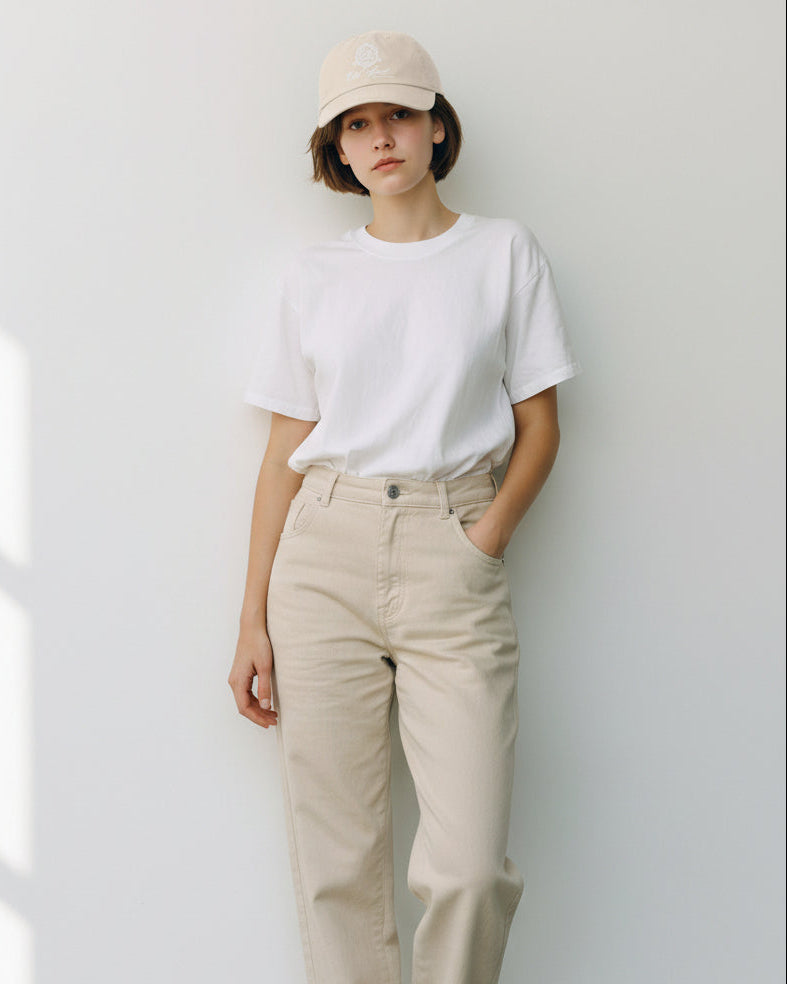 エンブレムロゴCAP  BEIGE