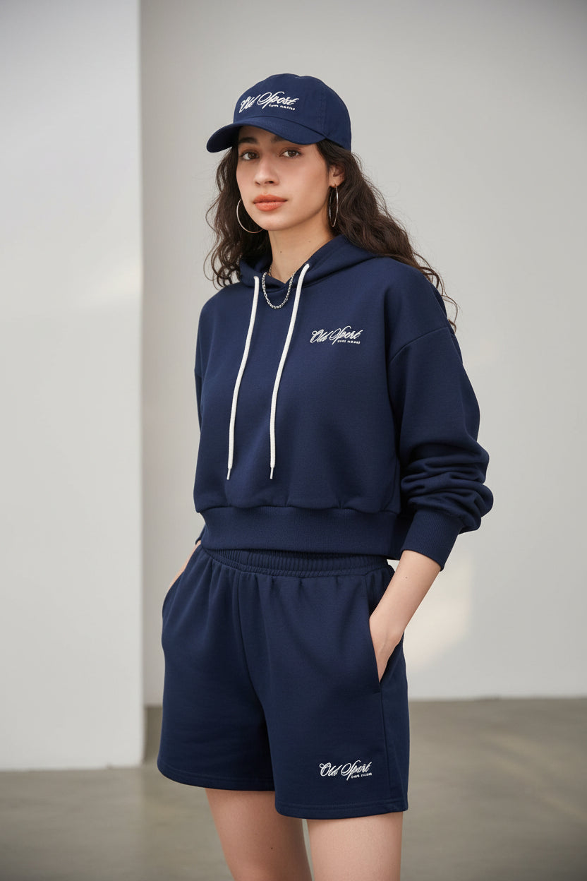 Old Sport ロゴ刺繍CAP NAVY