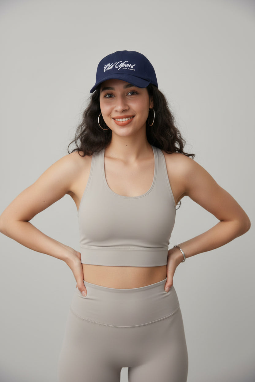 Old Sport ロゴ刺繍CAP NAVY